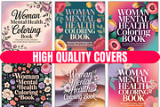 Woman Mental Health Coloring Book, a Decorative Illustration by Design Station (Thumbnail 3 of 4)