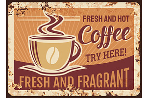 Fresh Steaming Coffee Cup