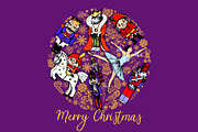 Christmas, a Decorative Illustration by Ecaterina Sciuchina (Thumbnail 8 of 14)