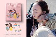 Gay Pride illustrations set Vol. 2, a Person Illustration by Cute Atelier (Thumbnail 5 of 13)