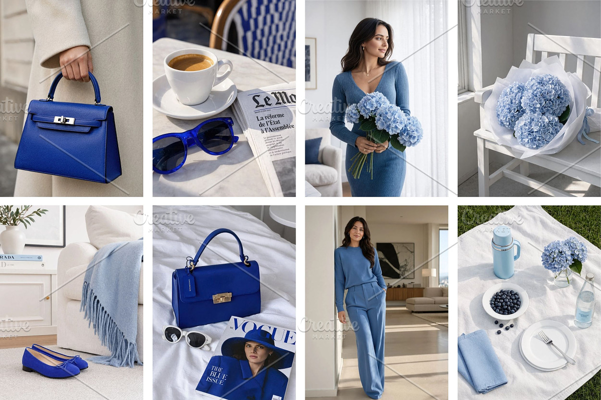 Blue Aesthetic Stock Photos, a Person Photo by Selenique Studio (Photo 11 of 12)