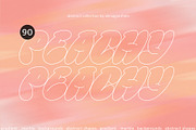 PEACHY PEACHY - shapes & textures, an Object Graphic by alenaganzhela (Thumbnail 1 of 11)