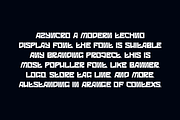 Azyncro - Digital Font, a Sans Serif Font by QR Design Studio (Thumbnail 2 of 8)
