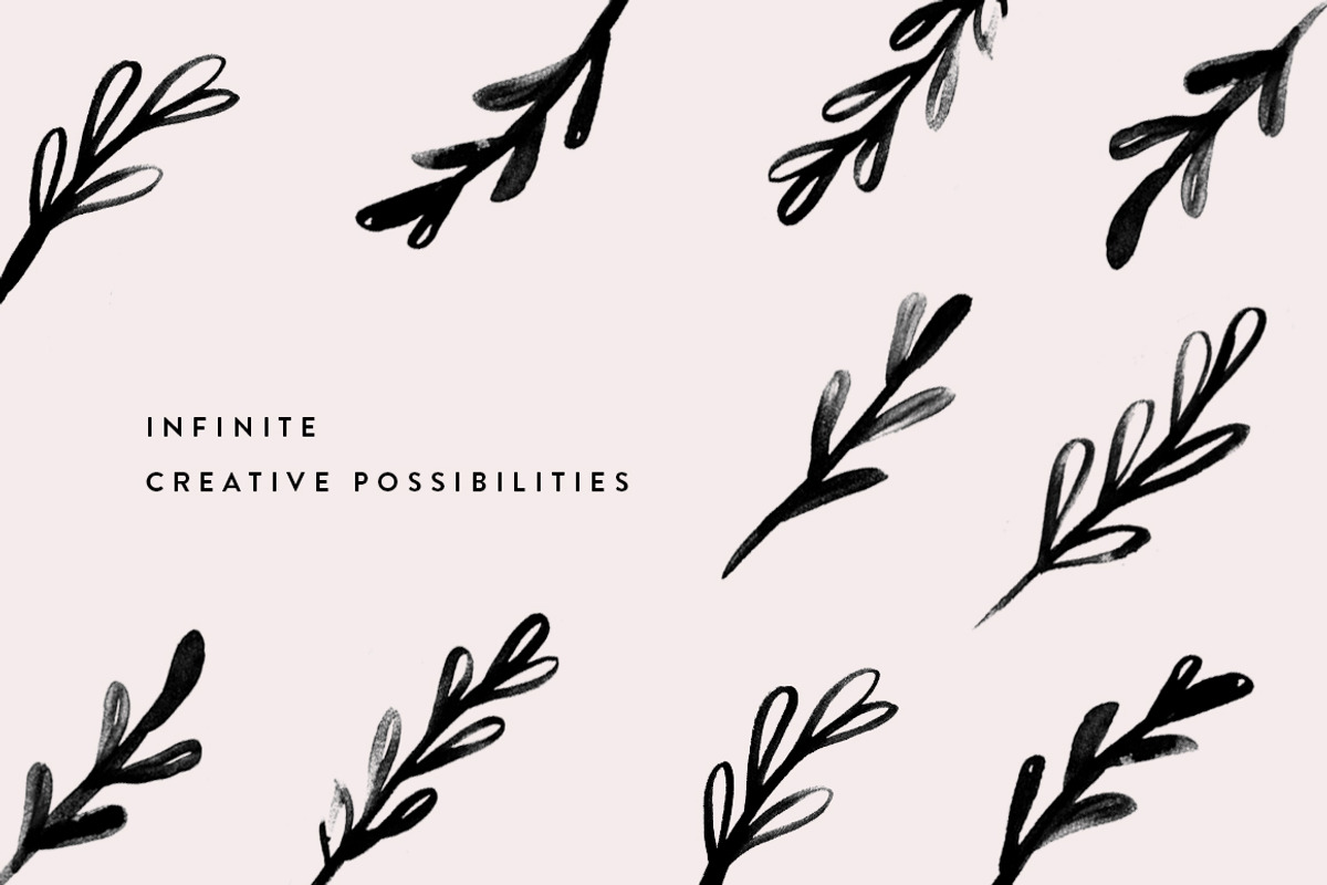 Minimal Watercolor Botanicals, a Decorative Illustration by Kinlake (Photo 3 of 3)