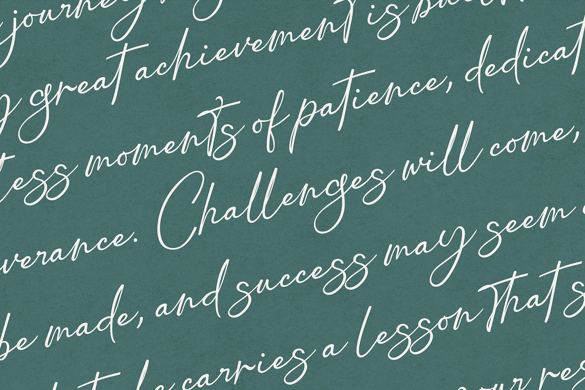 Amsthon – Handwritten Font, a Script Font by NDNL Studio (Photo 6 of 8)