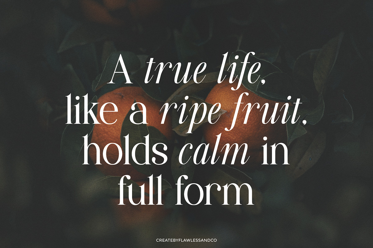 Nectavia - Display Serif Font, a Serif Font by Flawless And Co (Photo 7 of 10)