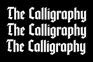 ED Smither - Blackletter Typeface