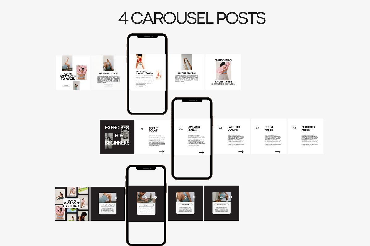 Personal Trainer/Fitness Bundle, a Social Media Template by digitaldispositions (Photo 6 of 9)