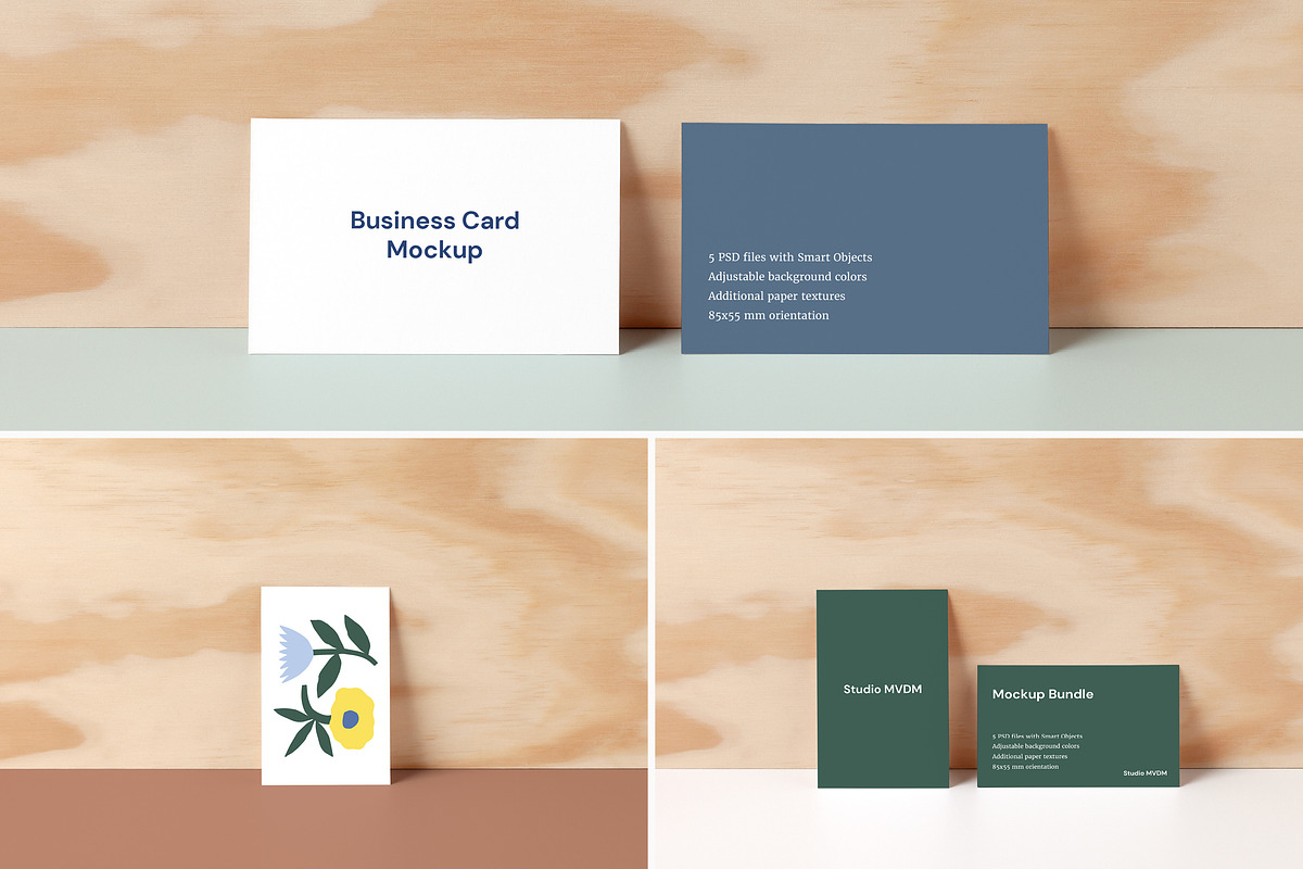 Business Card Mockup Bundle, a Product Mockup by Studio MVDM (Photo 7 of 8)