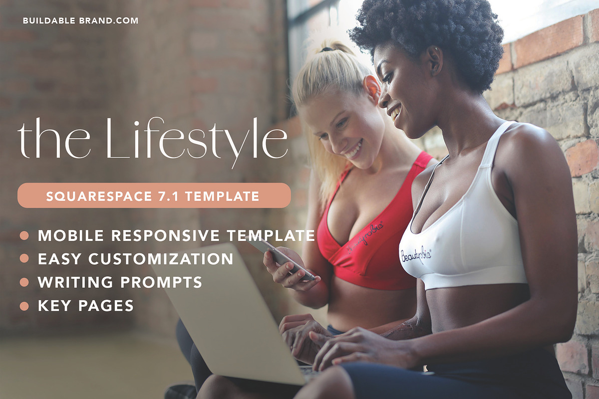 The Lifestyle – Squarespace Website, a Squarespace Template by Buildable Brand (Photo 3 of 4)