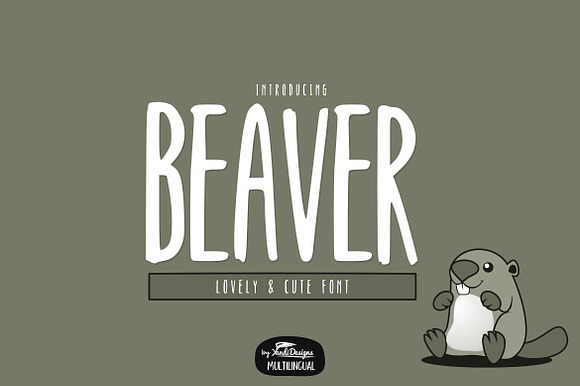 Beaver Font preview 5