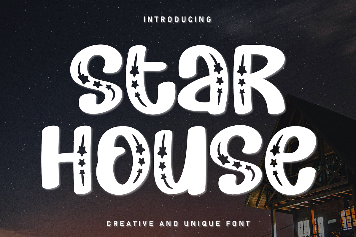 Star House | Script Font, a Script Font by Scratchones (Photo 1 of 8)
