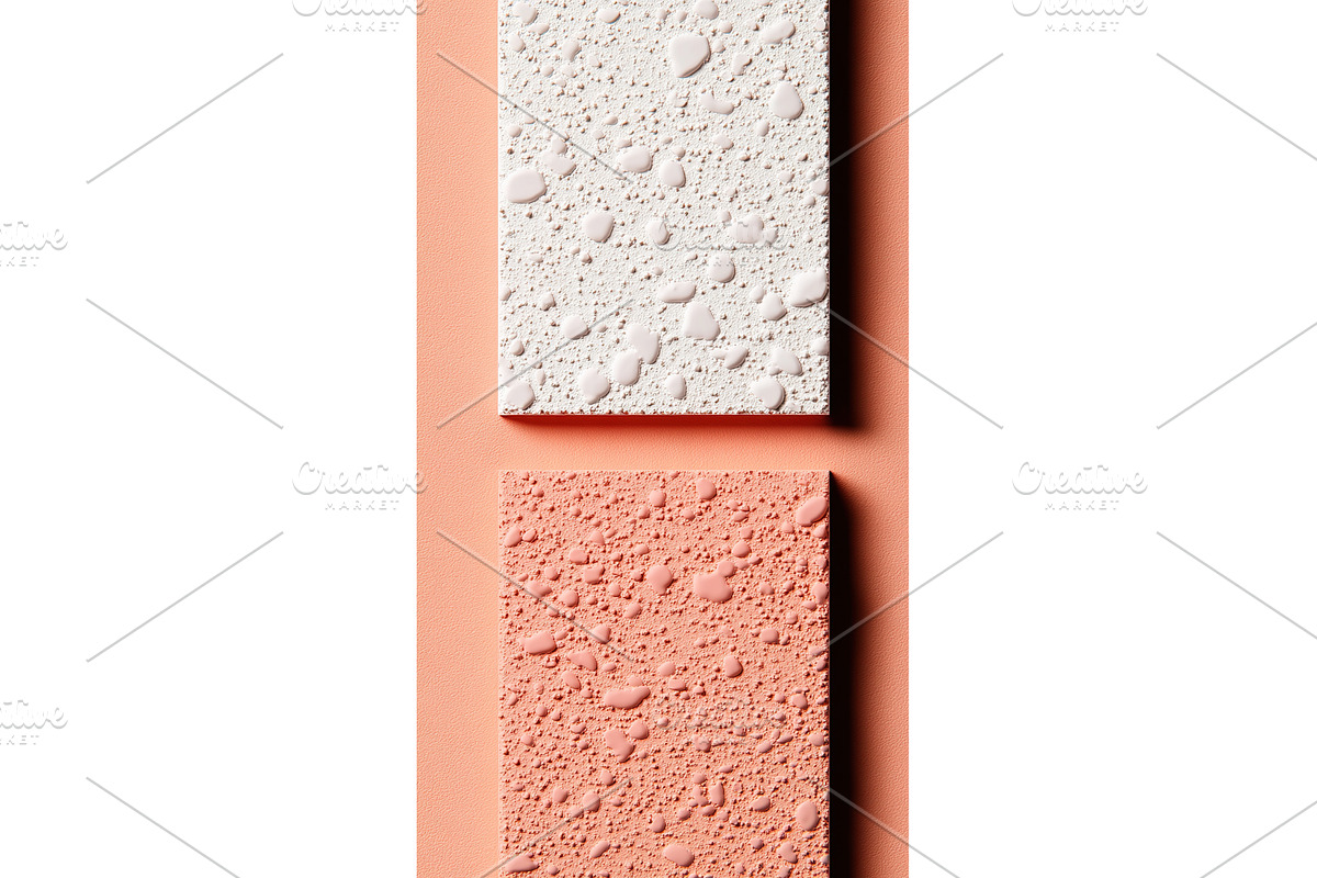 Textured white and pink ceramic, an Illustration by Lermont51