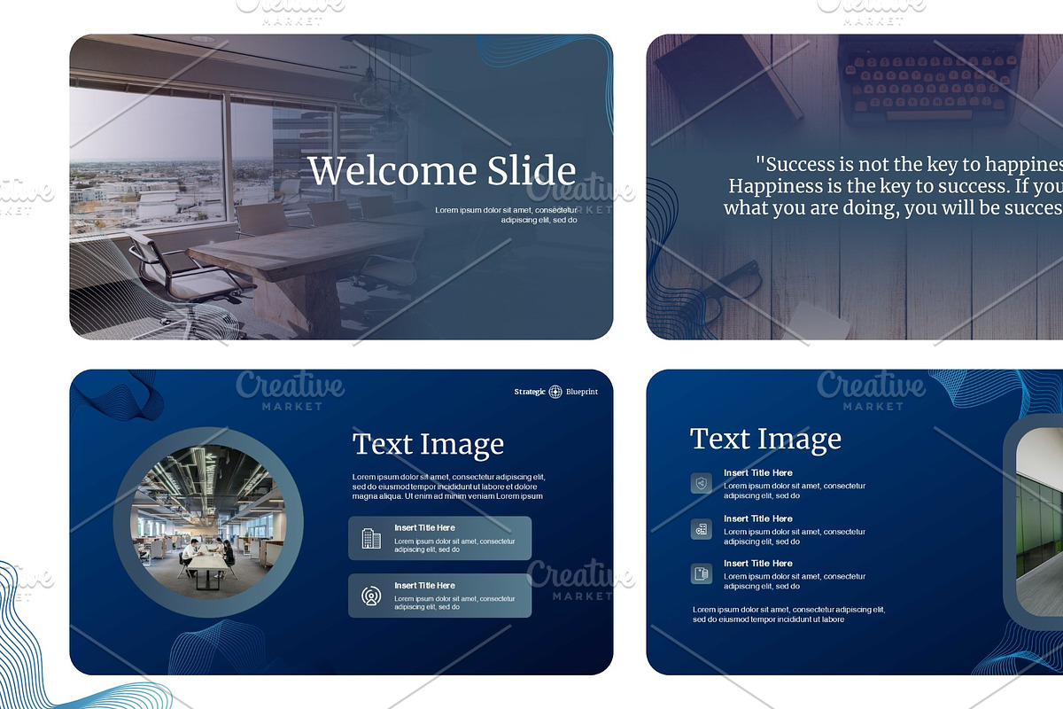 Blueprint Business Presentation, a Presentation Template by Interpitch (Photo 2 of 8)