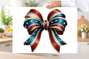 Patriotic USA Bow Clipart, an Illustration by SVGArt (Thumbnail 9 of 9)