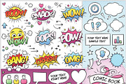 Comic Book Elements, an Object Illustration by Mera Pixels (Thumbnail 2 of 4)