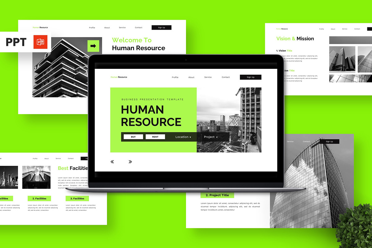 Human Resource - Business Powerpoint