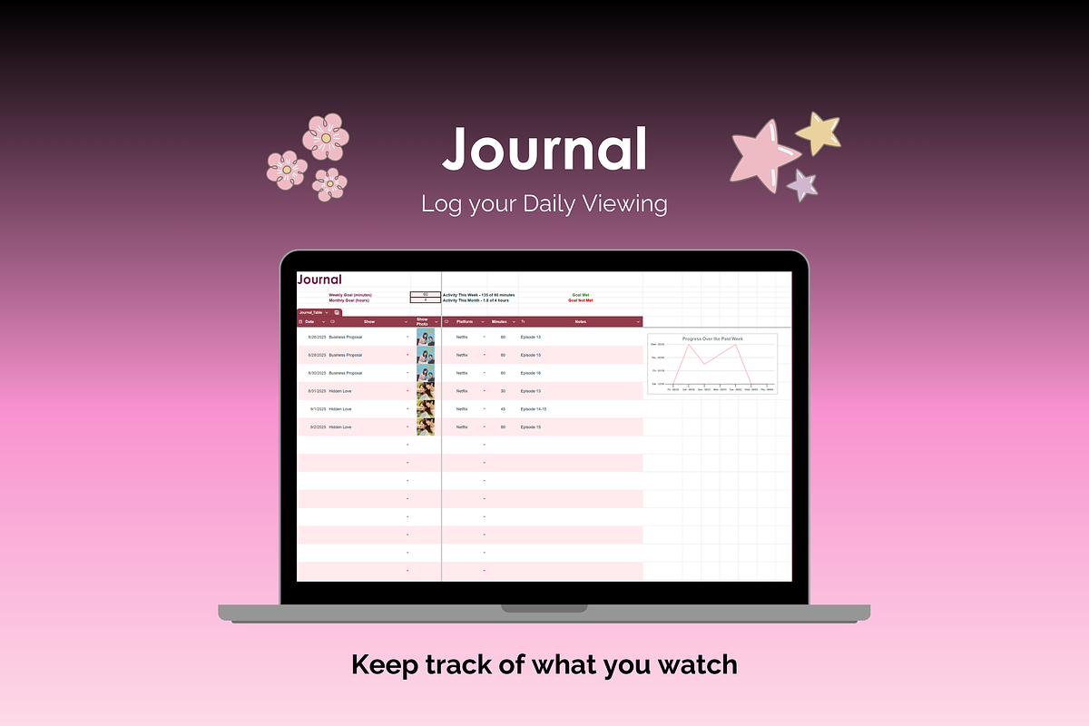 Asian Drama Tracker - Google Sheets, an App Template by Ardent Workshop (Photo 6 of 8)