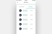 Complete iOS ui kit for delivery app, an UI Kit Template by Divanraj (Thumbnail 21 of 29)