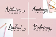 Pinkalova - Handwritting Script Font, a Script Font by FHFont (Thumbnail 4 of 8)