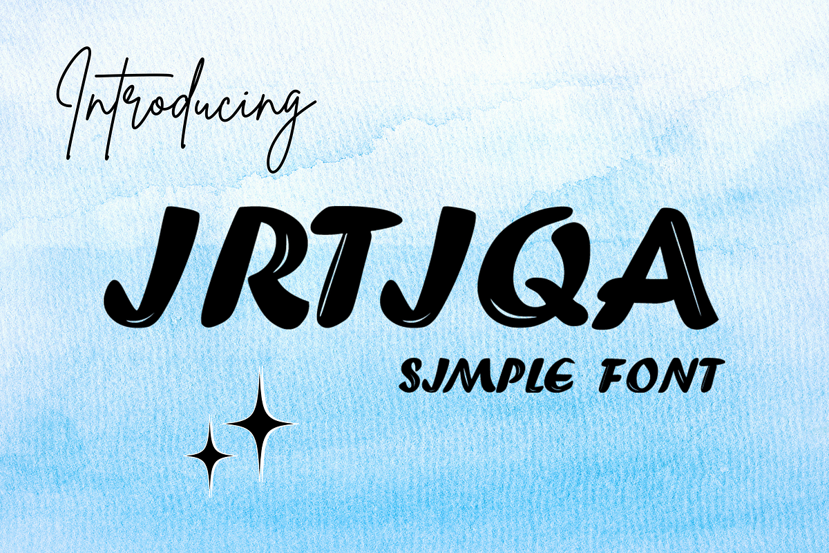 Simple Irtiqa Display Font, a Handwritten Font by The WYLD Tribe (Photo 1 of 3)