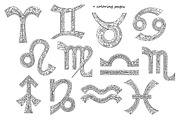 Zodiac signs collection, an Object Graphic by xgart (Thumbnail 8 of 9)