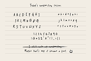 Wrong Diary – Raw Handwritten Font, a Handwritten Font by Badsign Type (Thumbnail 2 of 8)