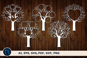 Cricut/laser Cut Family Tree SVG