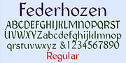 Federhozen, a Handwritten Font by Ingrimayne Type (Thumbnail 5 of 7)