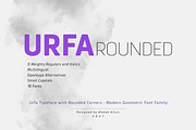 Urfa Rounded, a Sans Serif Font by Ahmet Altun (Thumbnail 1 of 5)