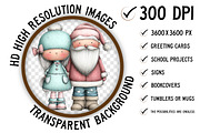 Cute Mrs Claus Clipart, an Illustration by Craft Nest (Thumbnail 2 of 9)