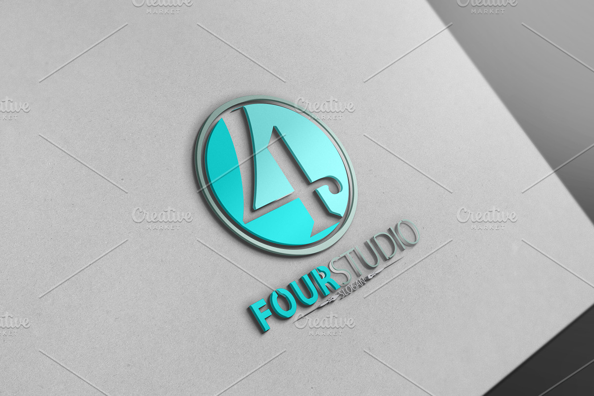 Four Logo, a Branding & Logo Template by Josuf Media
