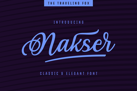 Nakser - Handwritten Font preview 5