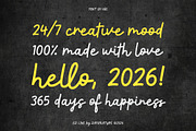 EZ Jaffeline, a Handwritten Font by Zafara Studios (Thumbnail 5 of 6)