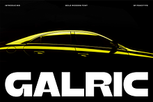 Galric - Bold Expanded Display Font