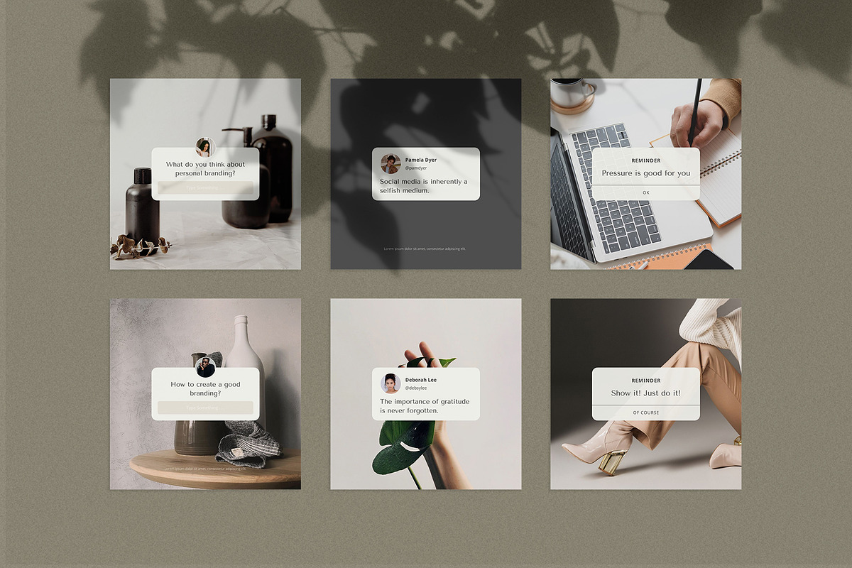 Influencer Instagram Pack | PS CANVA, a Social Media Template by Visuel Colonie® (Photo 9 of 18)