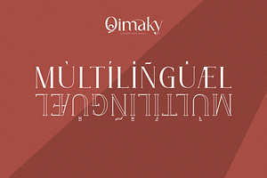 Qimaky _ Elegant Font Beauty