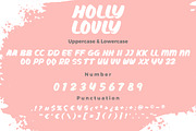 Holly Lovly - Brushed Font, a Handwritten Font by Bayuktx (Thumbnail 9 of 10)