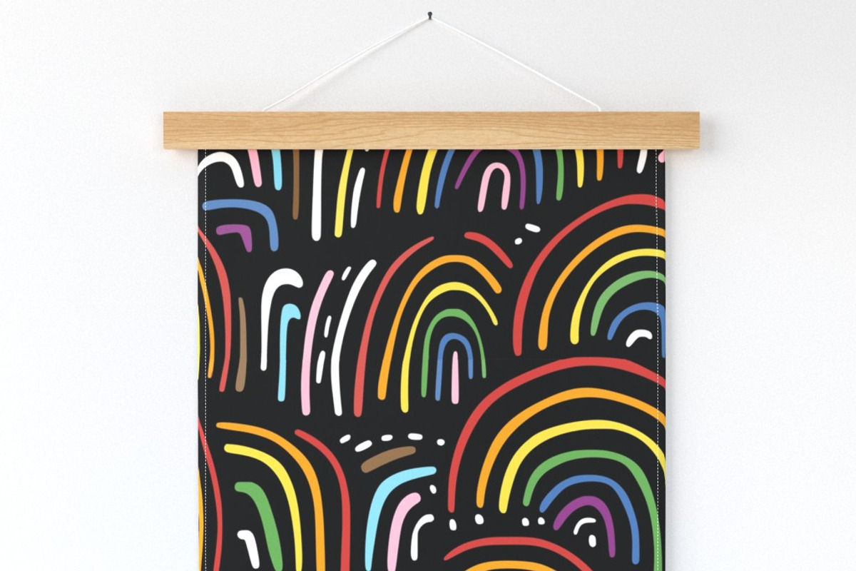 Repeat Pattern Pride Rainbows, a Pattern Graphic by Design Haus Gallery (Photo 4 of 4)