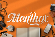 Menthox Typeface, a Script Font by alit design (Thumbnail 2 of 15)