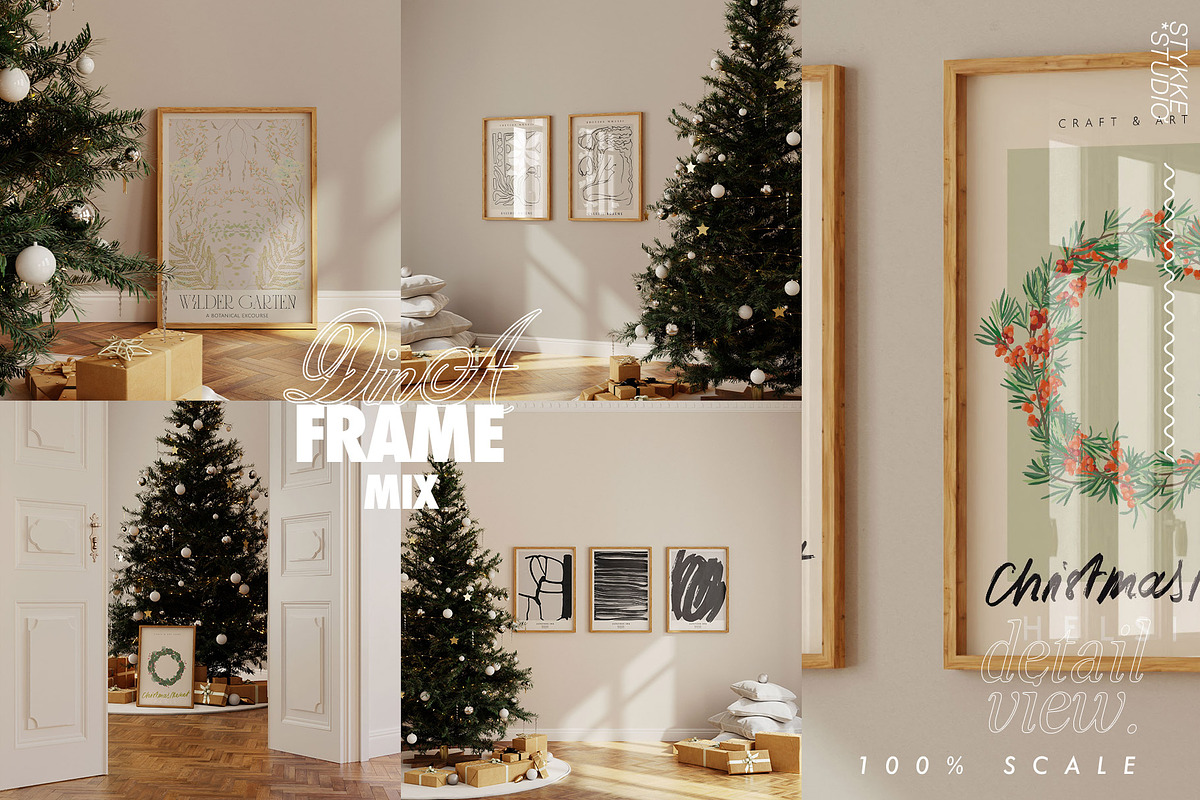 BOXING DAY | Christmas Frame Mockup, a Household Mockup by Stykke Studio (Photo 4 of 5)