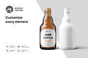 Steinie Beer Bottle Mockup, a Household Mockup by Mockup Factory (Thumbnail 2 of 3)