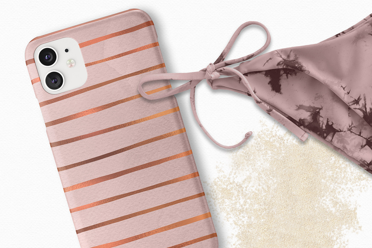 Copper and Dusty Rose, a Texture Graphic by rileyBgraphics (Photo 5 of 8)