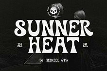 Sunner Heat Bold Retro Font