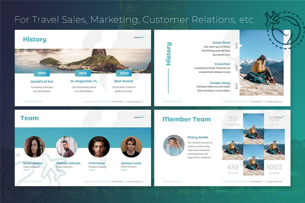 Travel Agency Powerpoint Template, a Presentation Template by afahmy