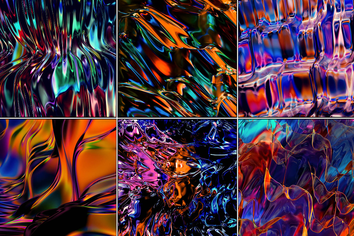 Luminous: Reflective 3D Textures, a Texture Graphic by Chroma Supply (Photo 14 of 16)