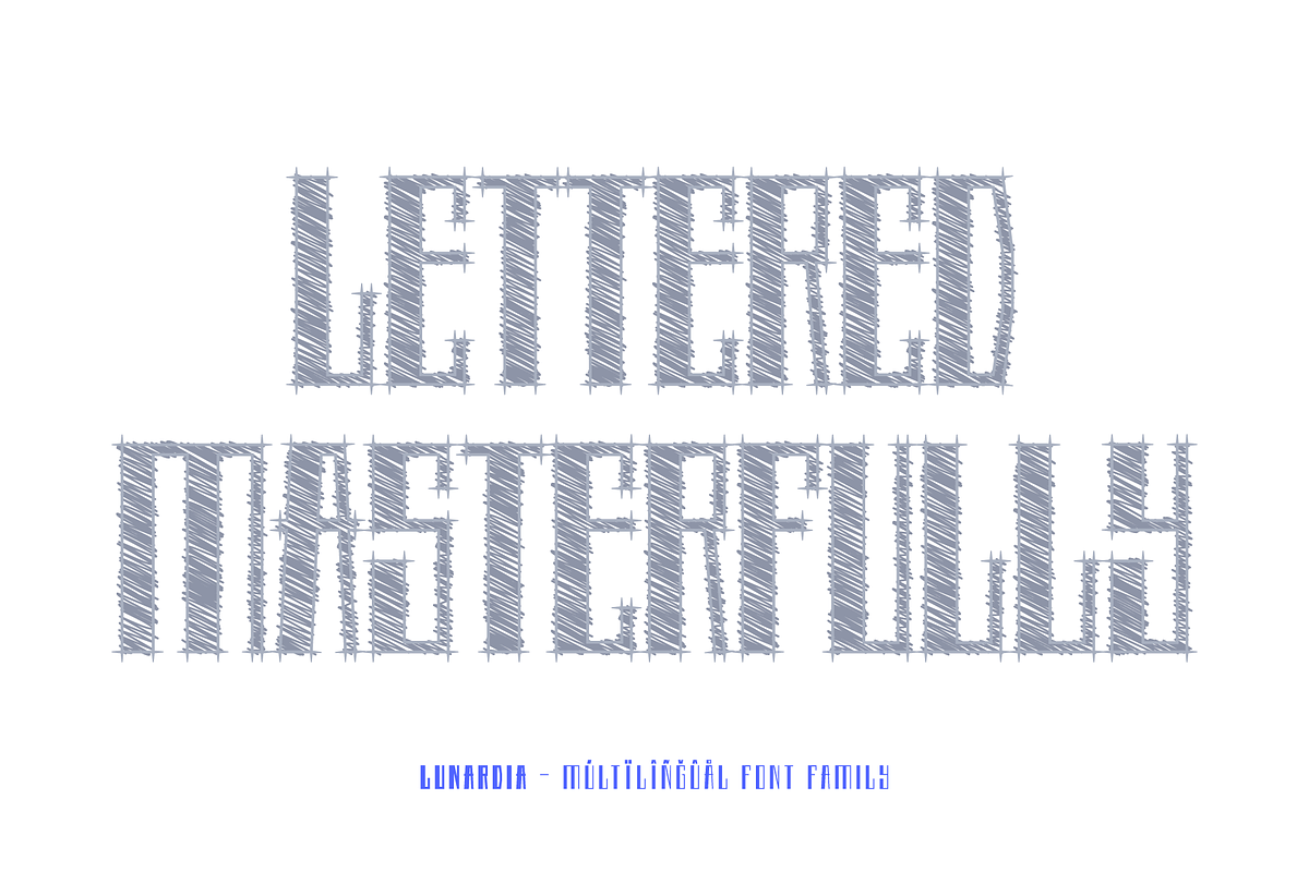 Lunardia Font Family (12 Fonts), a Sans Serif Font by alpercakici (Photo 14 of 18)