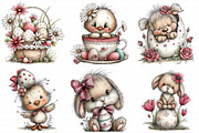 Whimsical Easter Clipart, an Illustration by Daily.Designs (Thumbnail 4 of 7)