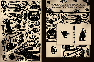 Halloween Element Vector Bundle