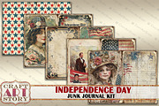 Vintage shabby Independence Day, a Person Illustration by CraftArtStory (Thumbnail 4 of 5)